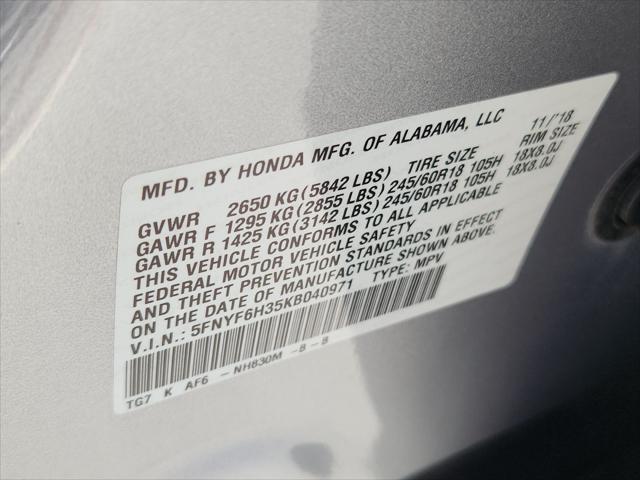 2019 Honda Pilot EX