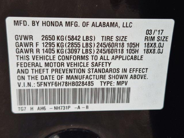 2017 Honda Pilot EX-L