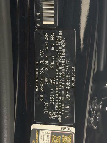 2026 Kia K4 LXS