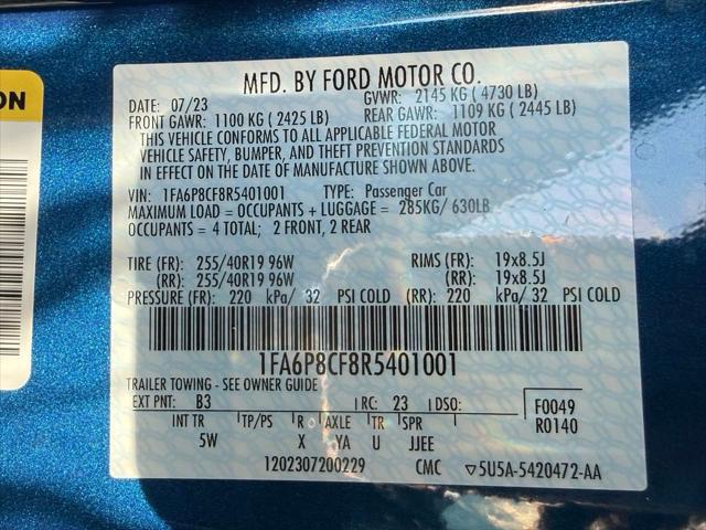 2024 Ford Mustang GT Premium Fastback