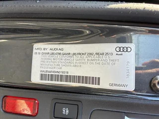 2017 Audi A4 2.0T Premium