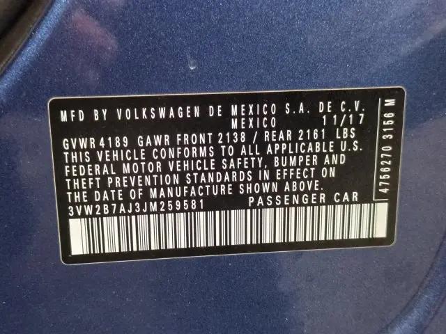2018 Volkswagen Jetta 1.4T S
