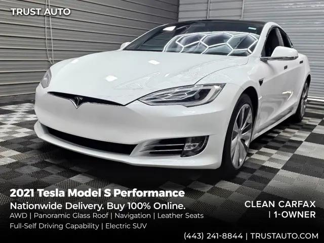2021 Tesla Model S Performance Dual Motor All-Wheel Drive for sale in Sykesville, MD