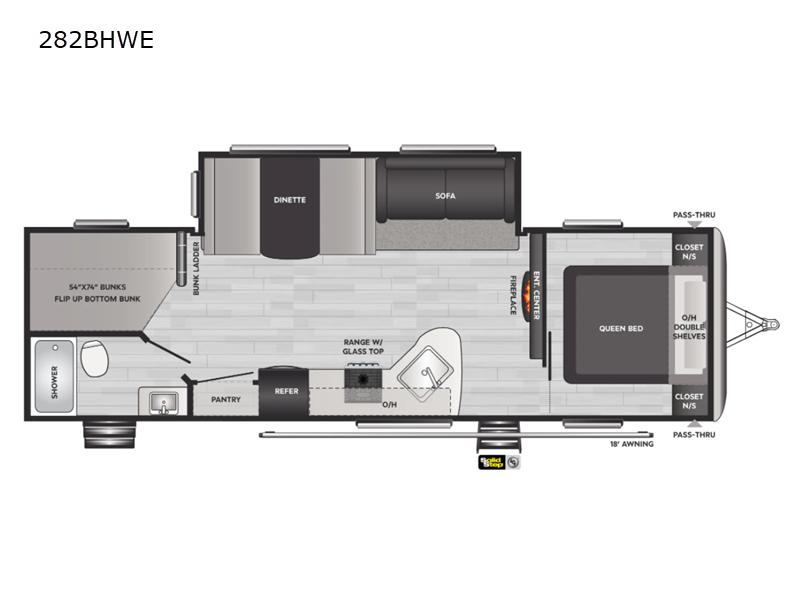 2022 Keystone RV SPRINGDALE 282BHWE TRAVEL TRAILER