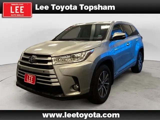 2018 Toyota Highlander Hybrid XLE for sale in Topsham, ME