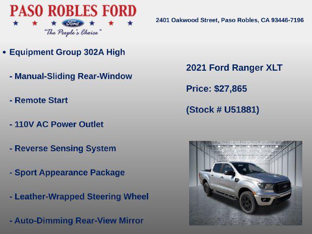 2021 Ford Ranger XLT