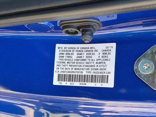 2019 Honda Civic Si