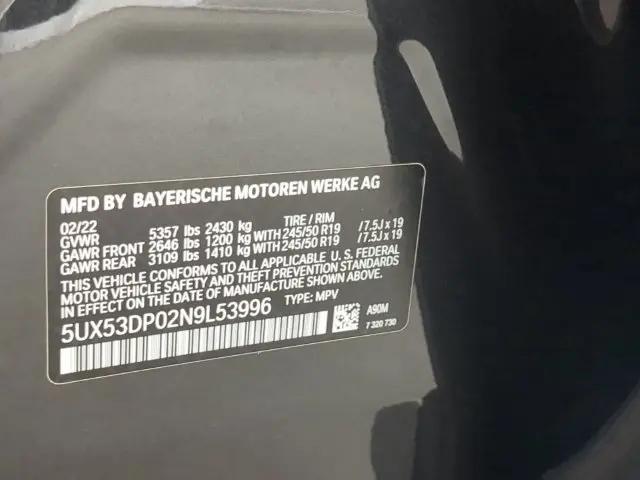 2022 BMW X3 xDrive30i