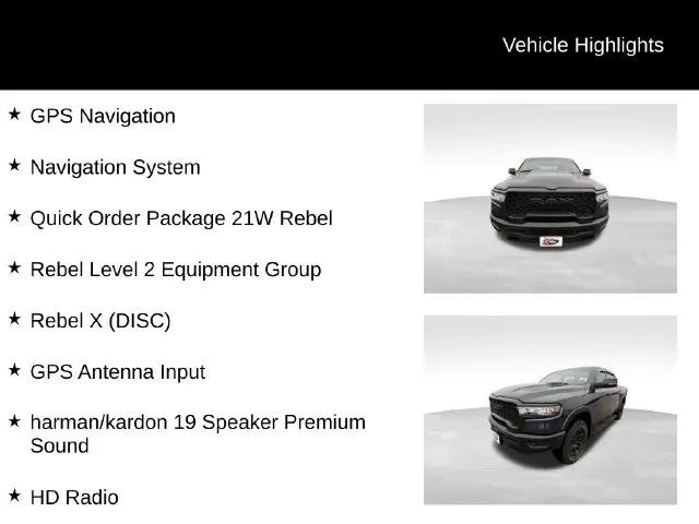 2025 Ram 1500 Rebel Crew Cab 4x4 57 Box