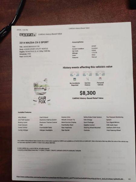 2014 Mazda CX-5 Sport