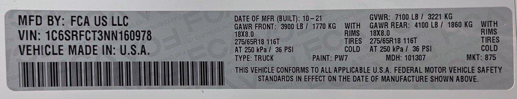 2022 Ram 1500 Tradesman Quad Cab 4x4 64 Box