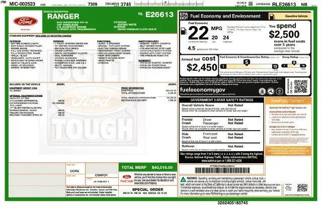 2024 Ford Ranger XL for sale in Heath, OH