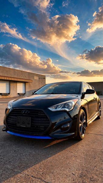 2014 Hyundai Veloster Turbo w/Blue for sale in Arlington, TX
