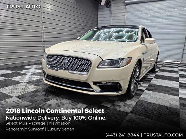 2018 Lincoln Continental Select for sale in Sykesville, MD