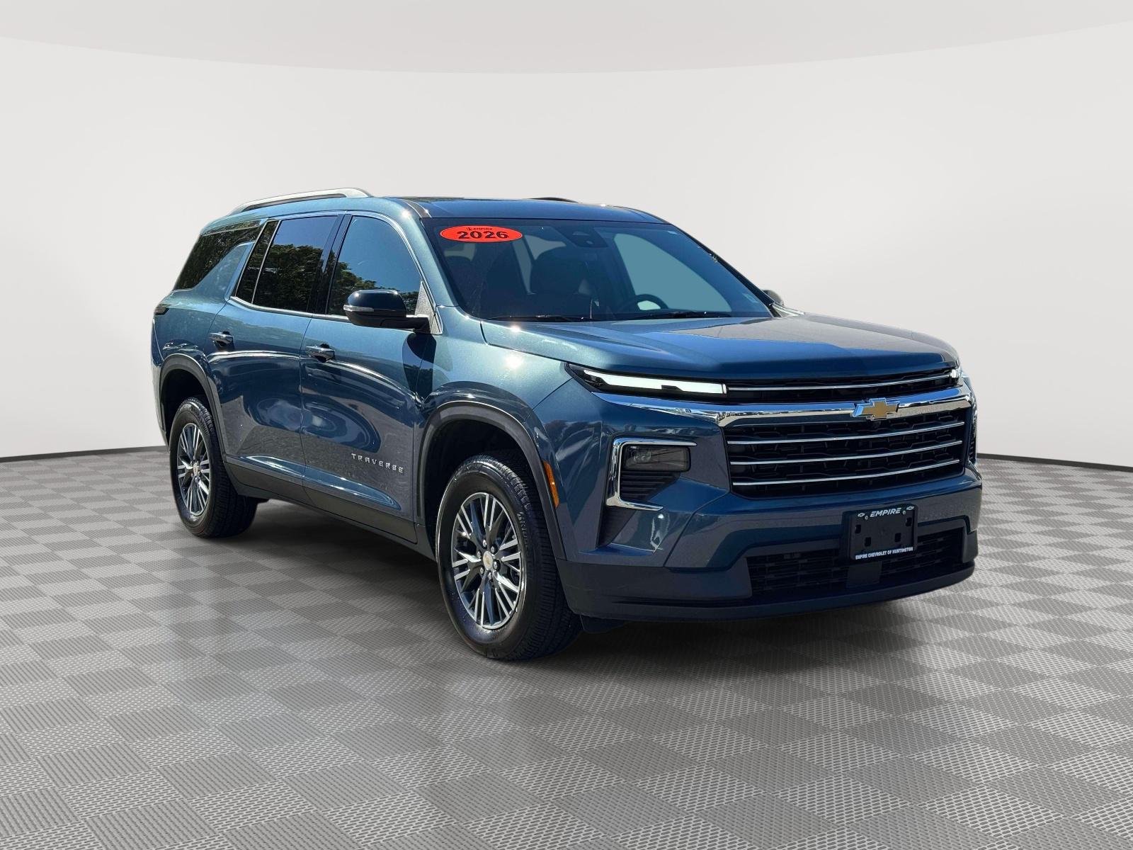 Lakeshore Blue Metallic 2026 Chevrolet Traverse SUV / Crossover Four-Wheel Drive Automatic