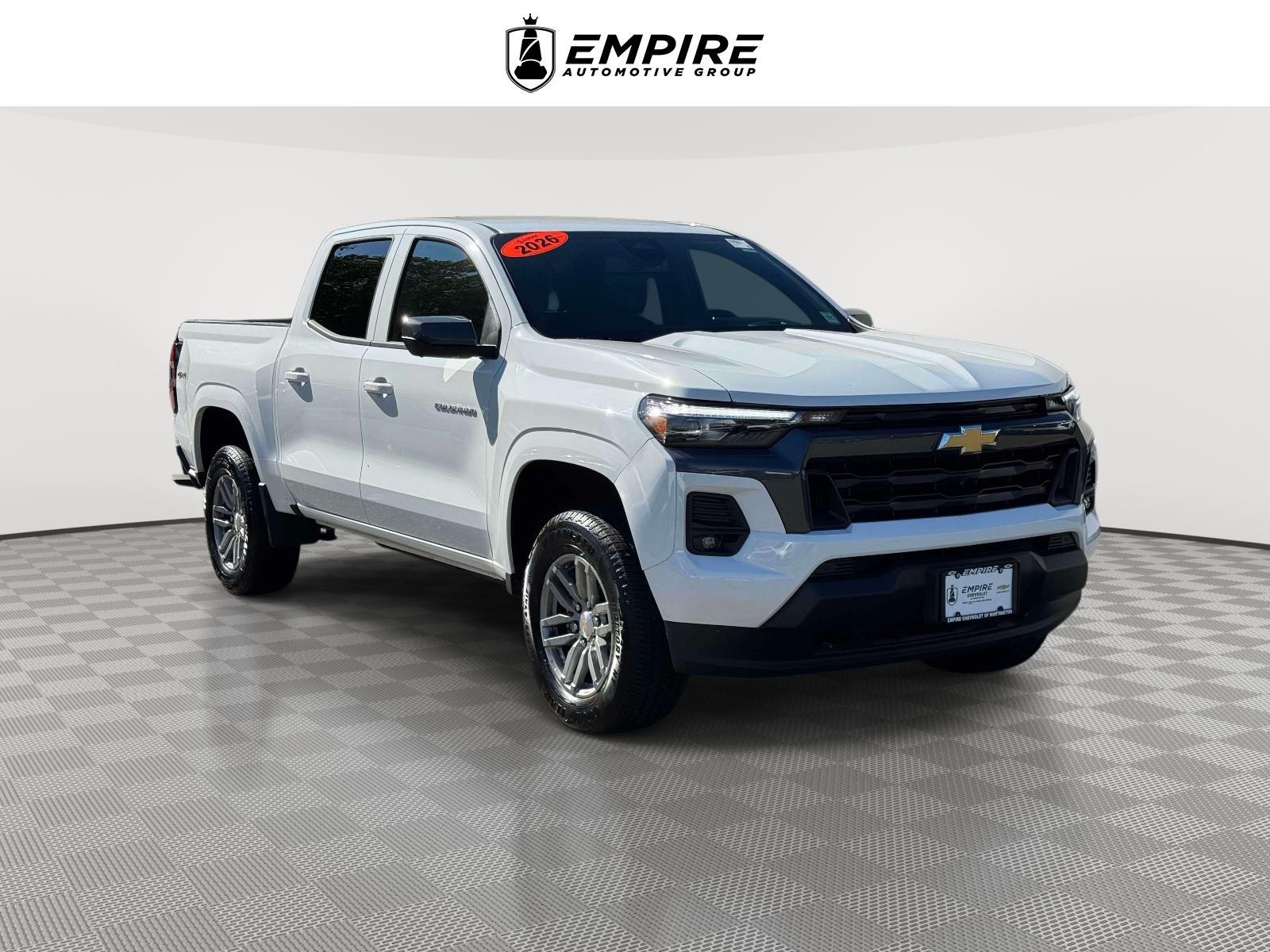 Summit White 2026 Chevrolet Colorado Pickup Truck Four-Wheel Drive Automatic