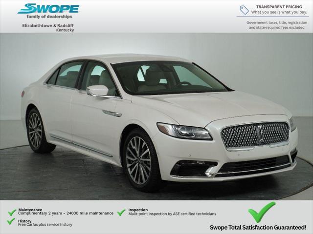 2017 Lincoln Continental Select for sale in ELIZABETHTOWN, KY