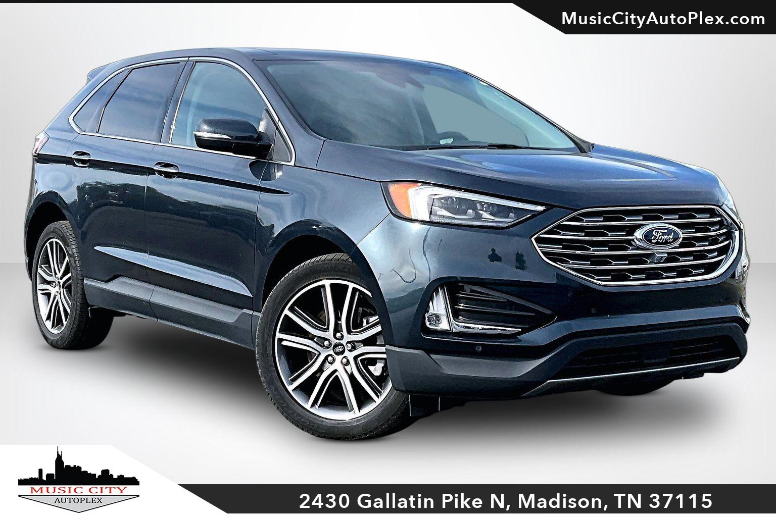Stone Blue Metallic 2024 Ford Edge SUV / Crossover All-Wheel Drive Automatic
