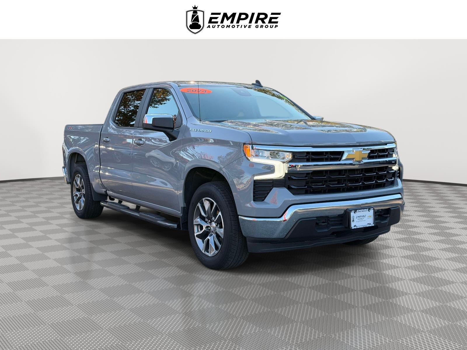 Slate Gray Metallic 2024 Chevrolet Silverado 1500 Pickup Truck Four-Wheel Drive Automatic