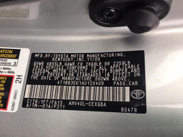 2010 Toyota Camry 4dr Sdn (Natl)