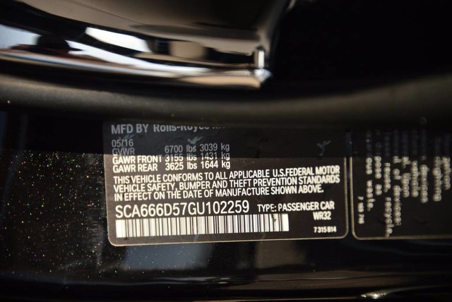 2016 Rolls-Royce Dawn 2dr Convertible