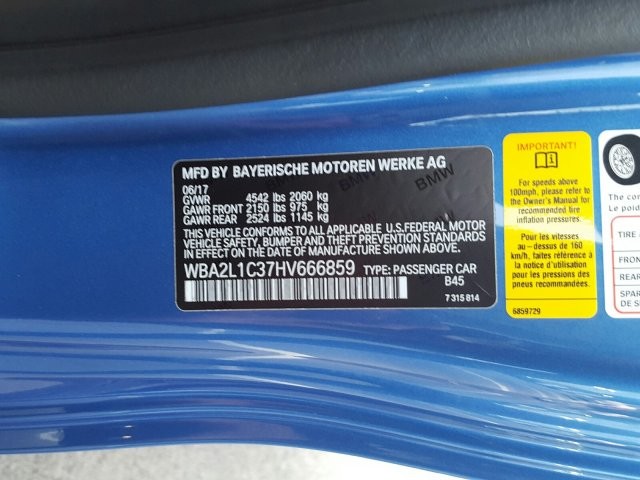 2017 BMW 2 Series M240i