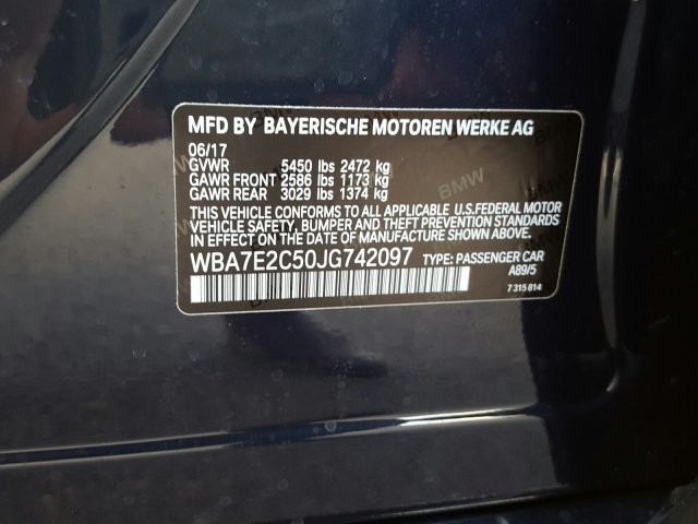 2018 BMW 7 Series 740i