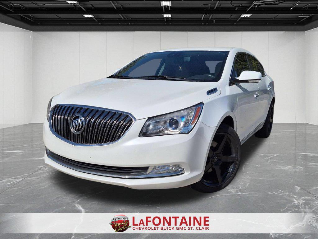 White Frost Tricoat 2016 Buick LaCrosse Sedan All-Wheel Drive 6-Speed Automatic Overdrive
