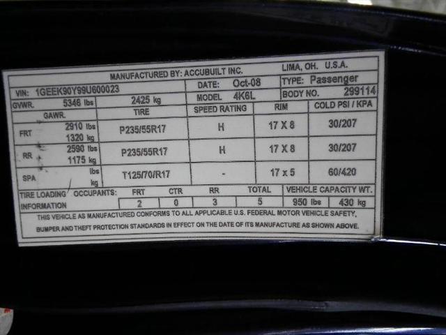 2009 Cadillac DTS Standard