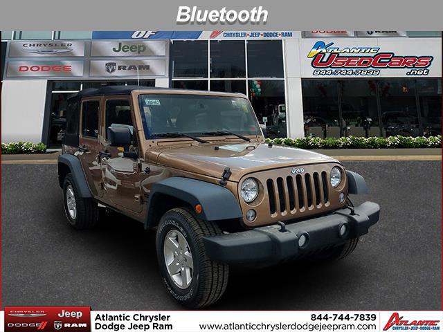 Copper Brown Pearlcoat 2015 Jeep Wrangler Unlimited SPORT SUV Huntington NY