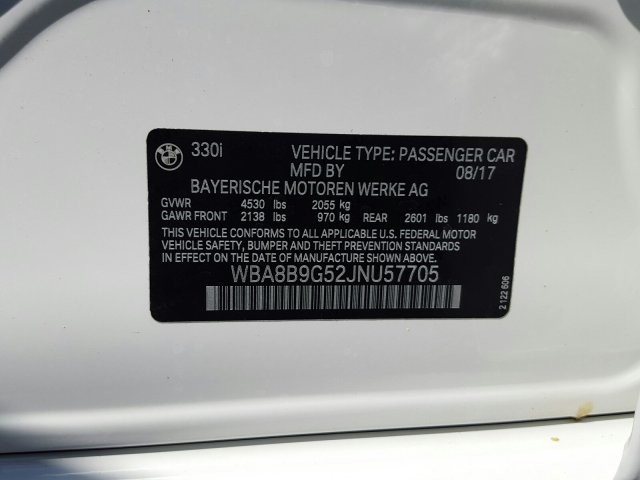 2018 BMW 3 Series 330i