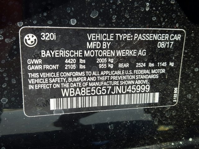 2018 BMW 3 Series 320i xDrive