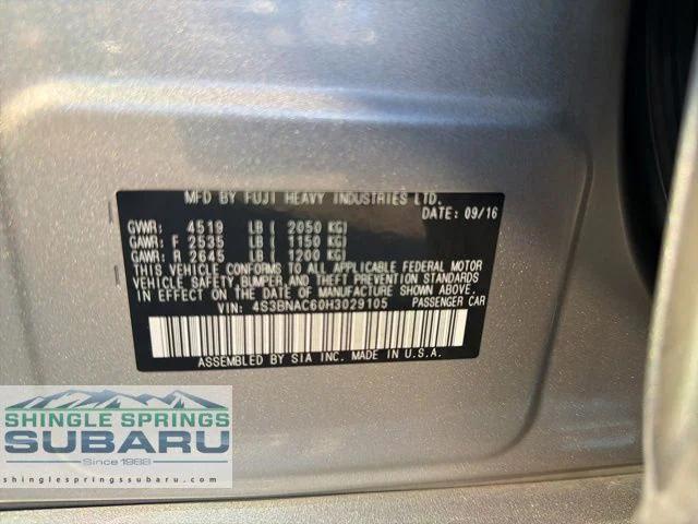 2017 Subaru Legacy 2.5i Premium