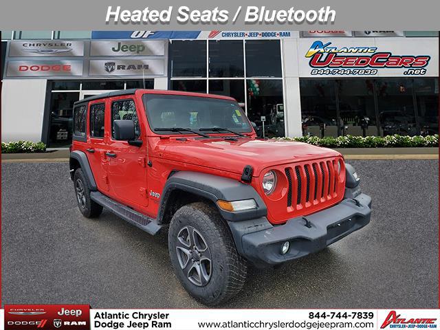 Firecracker Red Clearcoat 2018 Jeep Wrangler Unlimited SPORT S SUV Huntington NY