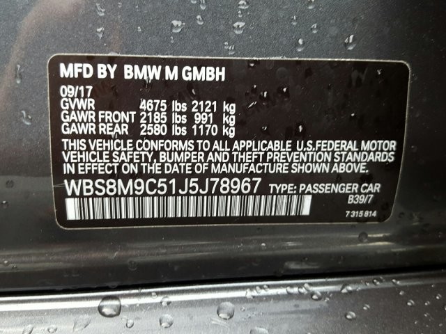 2018 BMW M3 Sedan