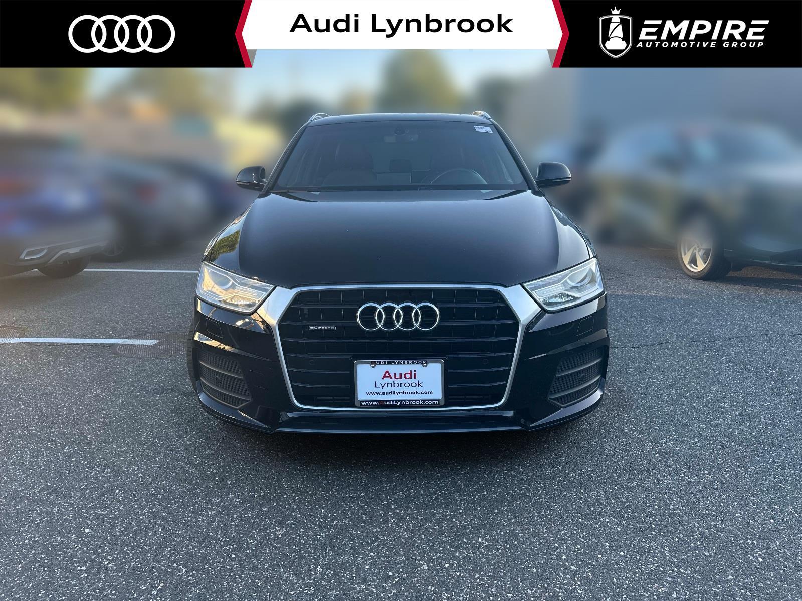 Black 2017 Audi Q3 SUV / Crossover All-Wheel Drive Automatic