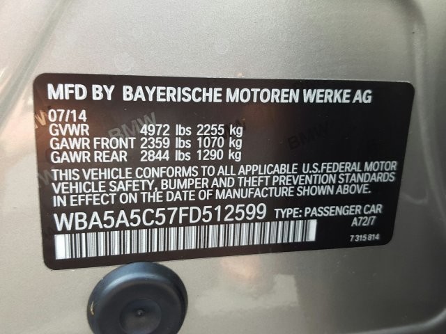 2015 BMW 5 Series 528i