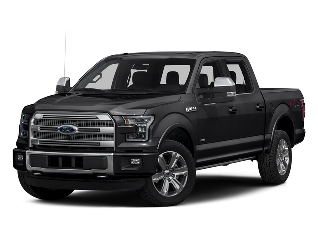 SHADOW BLACK 2016 Ford F-150 Platinum SuperCrew LB 4WD Pickup Truck Four-Wheel Drive Automatic