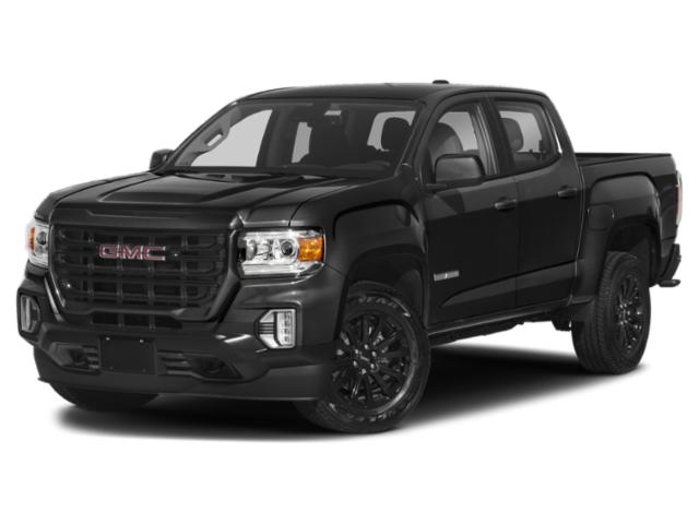 Onyx Black 2022 GMC Canyon Elevation Crew Cab 4WD Pickup Truck Four-Wheel Drive Automatic