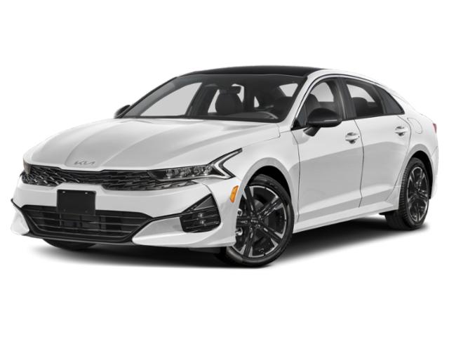 Glacial White Pearl 2022 Kia K5 GT-Line FWD Sedan Front-Wheel Drive Automatic