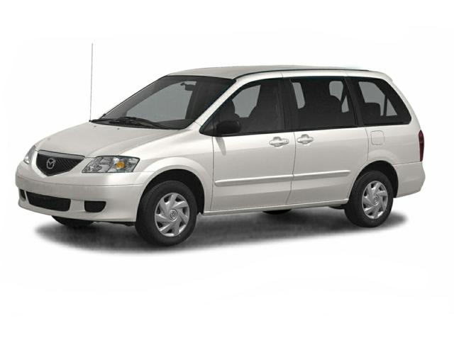 Gray 2003 Mazda MPV Minivan Front-Wheel Drive Automatic